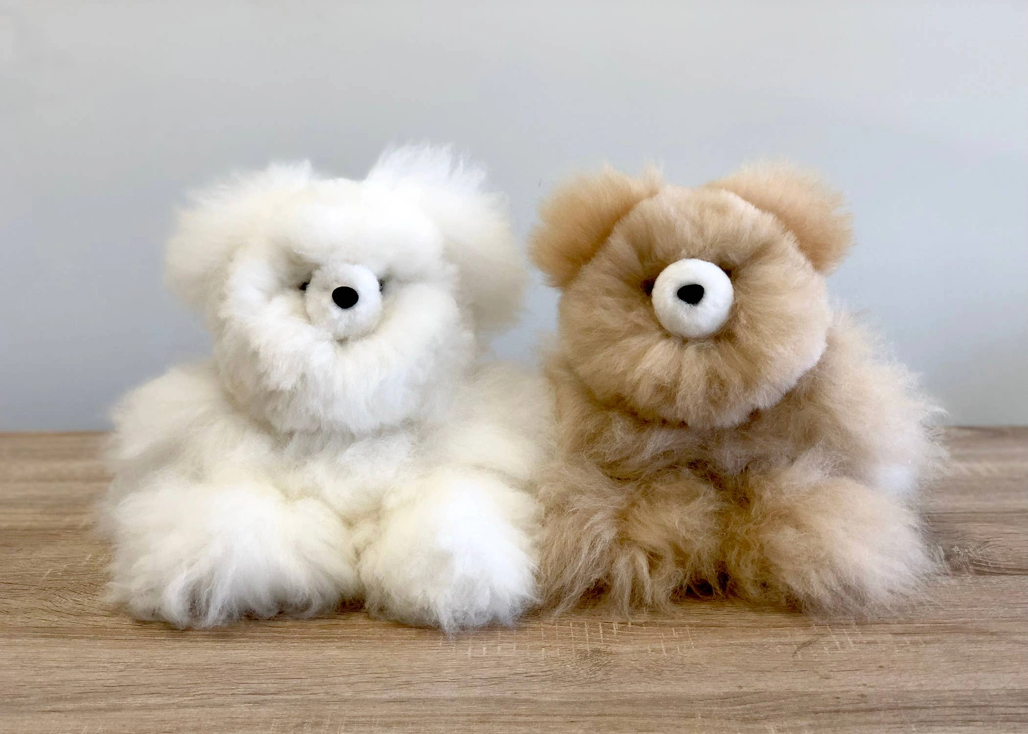 Cozy Alpaca Bear Plushie – Super Soft Huggable Friend