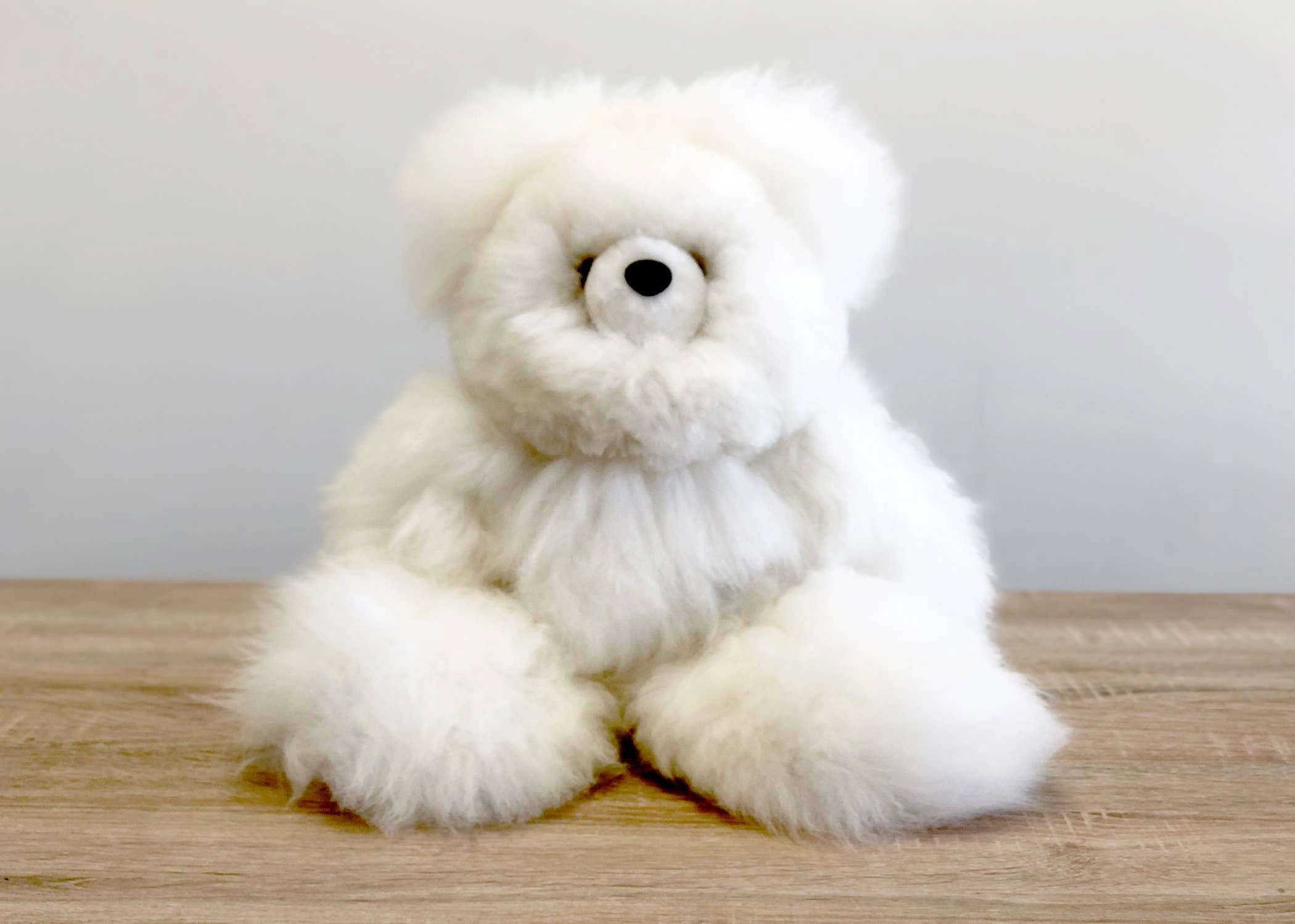 Cozy Cloud Bear: 21" Super Soft Alpaca Plush – Perfect Huggable Friend!